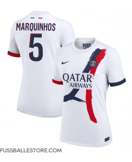 Günstige Paris Saint-Germain Marquinhos #5 Auswärtstrikot Damen 2024-25 Kurzarm